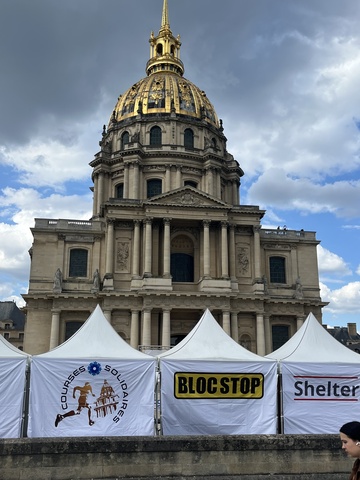 Blocstop sécurise la Course des Solidarités aux Invalides